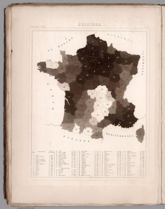 Essai sur la statistique morale de la France, André-Michel Guerry